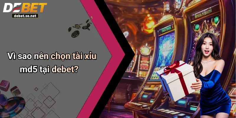 Vì sao nên chọn tài xỉu md5 tại debet?